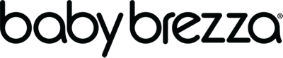 The image displays the logo for "babybrezza" written in lowercase letters in a sleek, modern font. The text is in black against a white background, reminiscent of the streamlined design of the Formula Pro Advanced. There are no additional design elements in the logo.